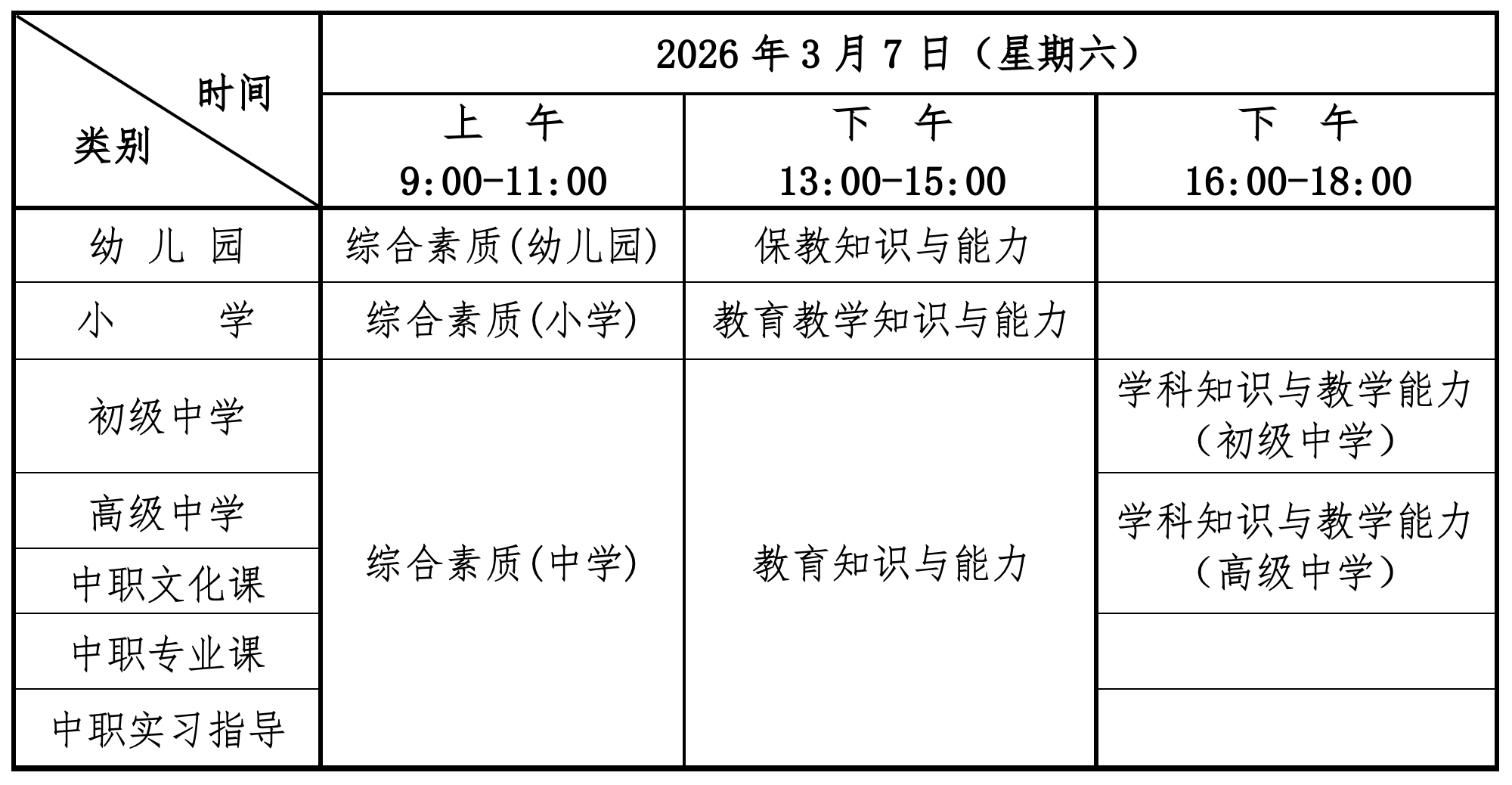 湖北省2026年上半年中小学教师资格考试（笔试）报名通告(图1)